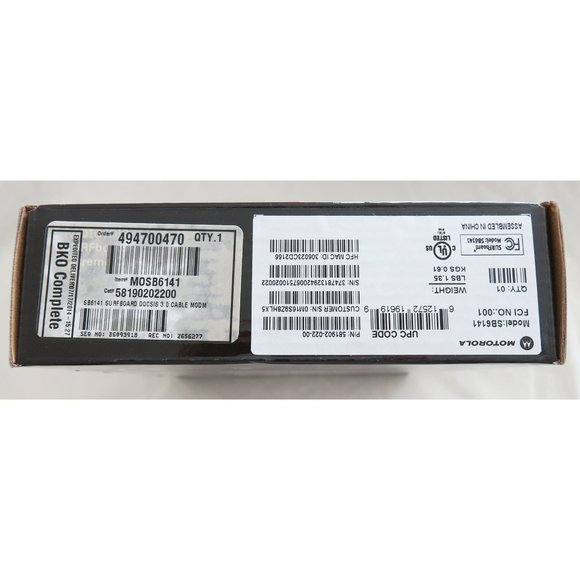 ARRIS SURFboard eXtreme SB6141 8x4 DOCSIS 3.0 Cable Modem - Picture 4 of 16